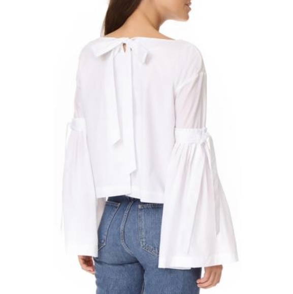 Free People Women's White So Obviously Yours Top - Picture 3 of 6
